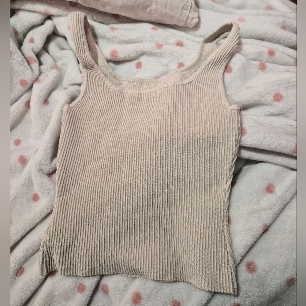aritzia cream shaping top